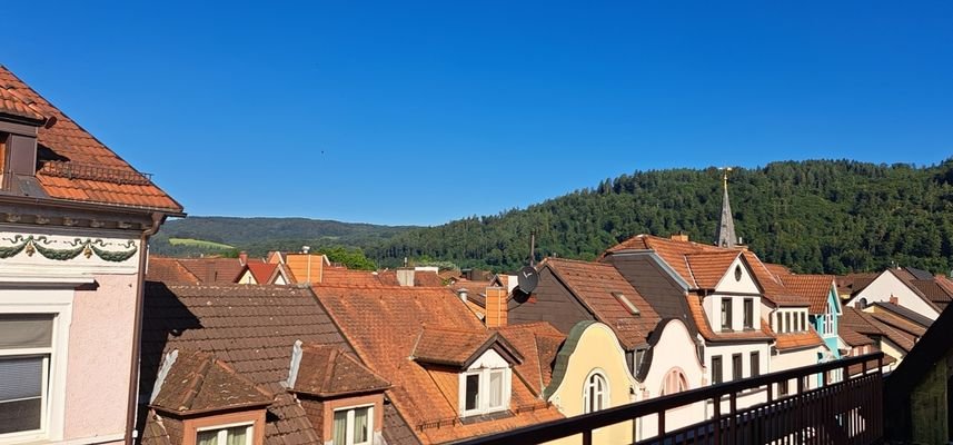 Ausblick Balkon