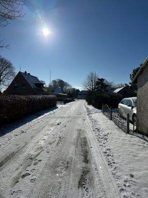 Blick entlang der Straße