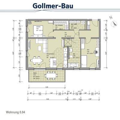 Grundriss Wohnung 0.04