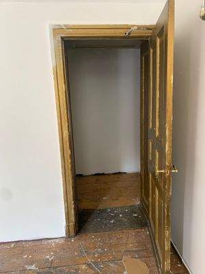 Flur zu den Toiletten