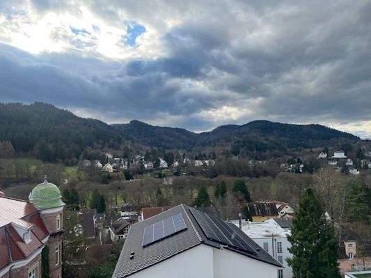 Aussicht vom Balkon