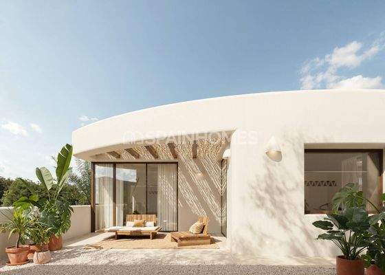 Modern 3-Bedroom Houses with Private Pool in Algorfa