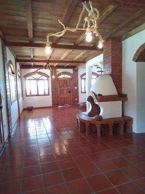 Erdgeschoss mit Kamin