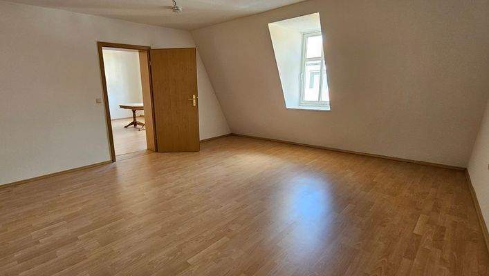 Bright Attic Living Room