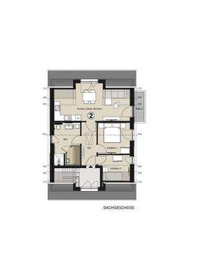 Einzelhaus - WE 2 - Dachgeschoss