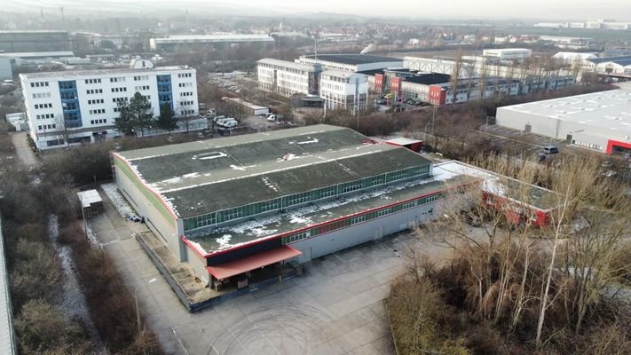 LKW-Zufahrt und Umfahrungsmöglichkeit