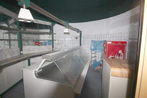 Ehemaliger Verkaufsbereich für Fischdelikatessen u