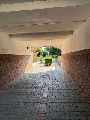 Zugang zum Parkplatz