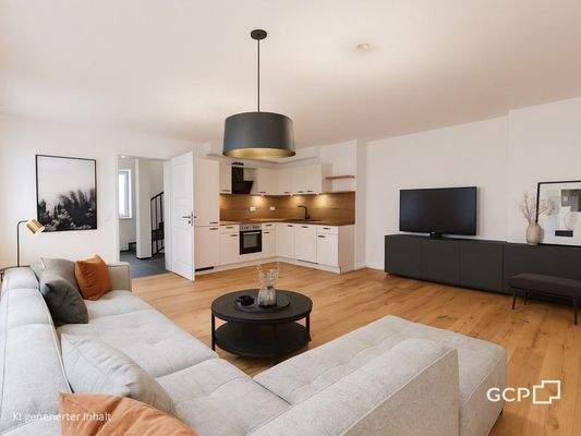 Wohnzimmer - Visualisierung