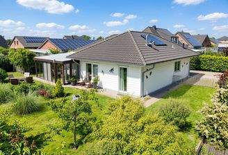 Vorder-Seitenansicht-Garten