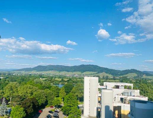 Panoramablick auf den See