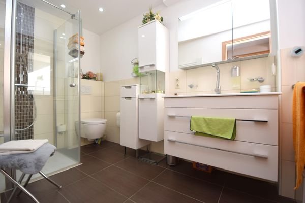 Badezimmer im Ursprungsgebäude