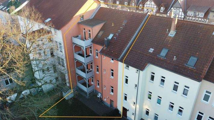 Rückseite mit Garten_MFH Arnstadt