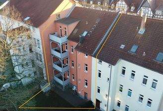 Rückseite mit Garten_MFH Arnstadt