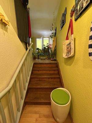 Treppe zum Dachgeschoss