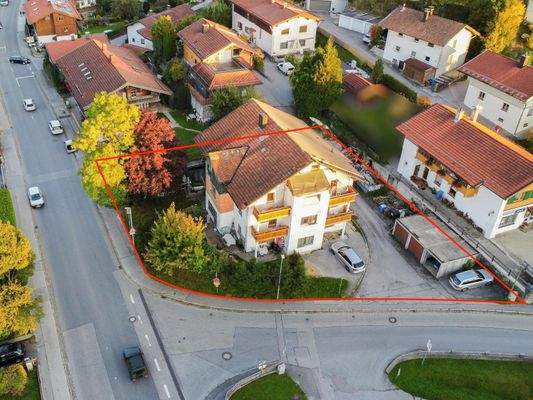 Grundstück Markiert