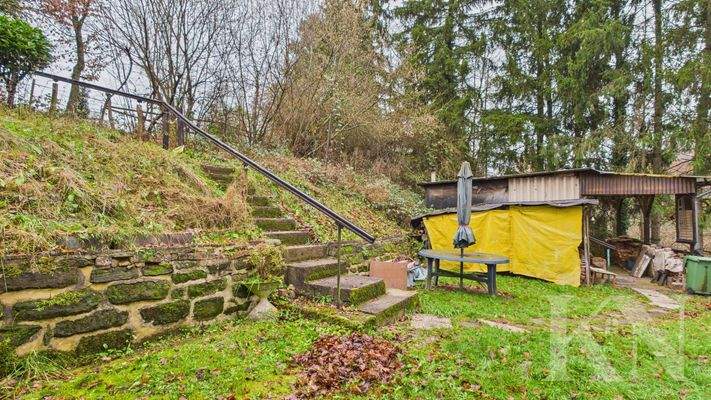 Gartenlaube separates Grundstück