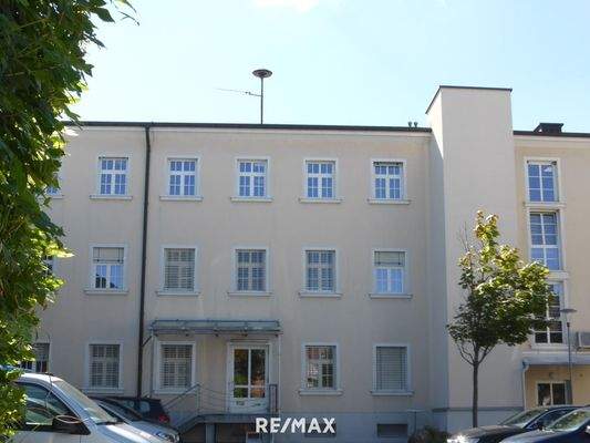 Ansicht vom Parkplatz