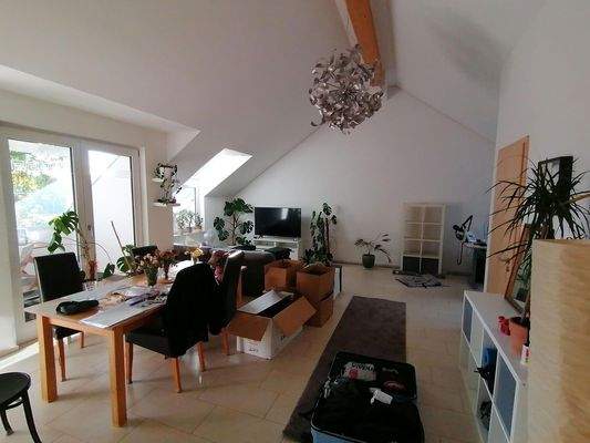 Wohnraum ca40 qm/Firstbalken