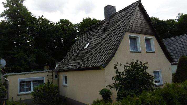 Seitenansicht mit Anbau