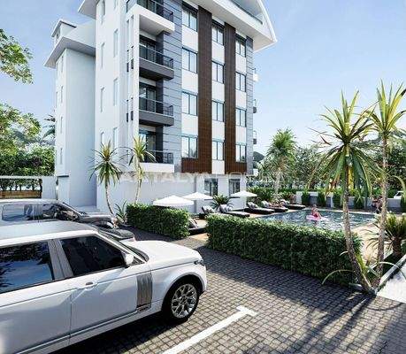 Real Estate in a Complex with Swimming Pool in Alanya Oba