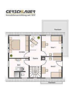 Grundriss Obergeschoss