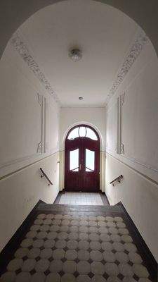 Eingang im Treppenhaus