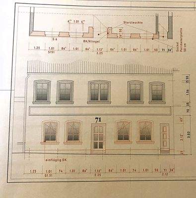 geplante Fassadengestaltung