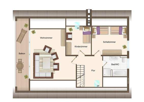 Grundriss Dachgeschoss