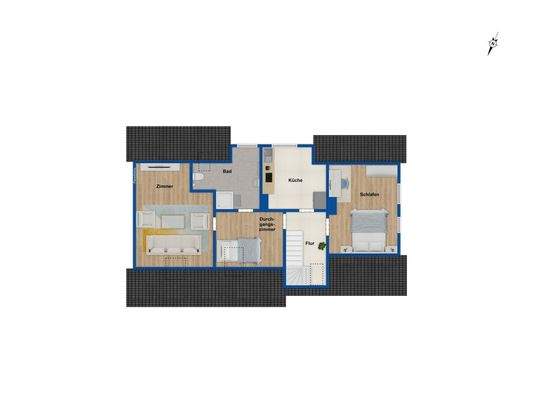 Grundriss Dachgeschoss