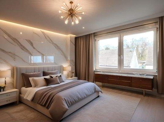 Das Schlafzimmer (KI-generiert)