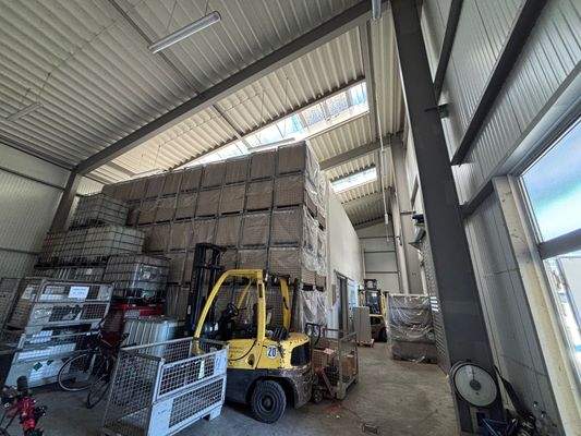 Lagerhalle Innenansicht