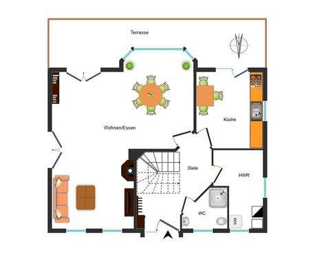 Grundriss Erdgeschoss