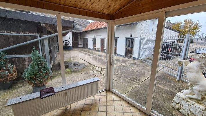 Wintergarten EG-Wohnung WG I -  leerstehend