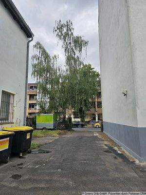 Ausfahrt zur Objektstraße