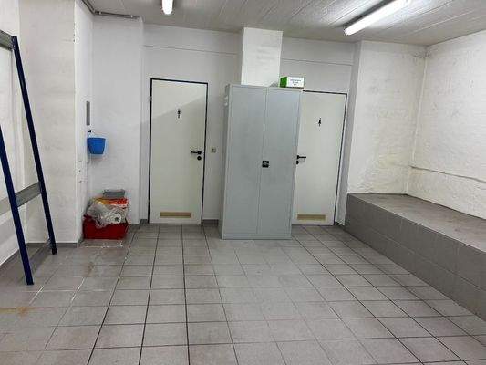 WC in der hinteren Lagerfläche