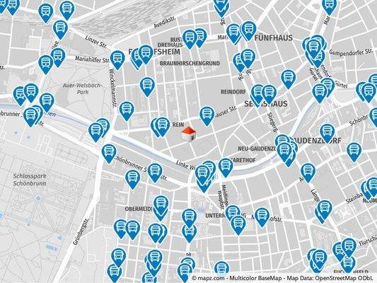 Geolyzer Kartenausschnitt