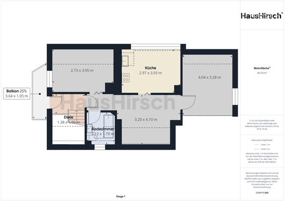 Grundriss Dachgeschoss