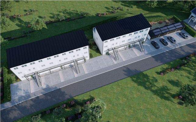 Vogelperspektive Frontansicht