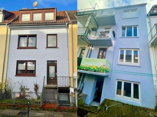 Vorder &amp; Rückansicht Reuterstr.