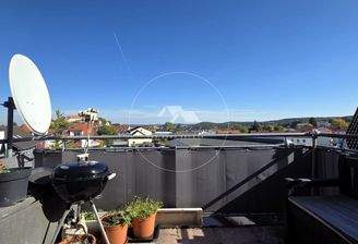 Balkon am Wohnzimmer