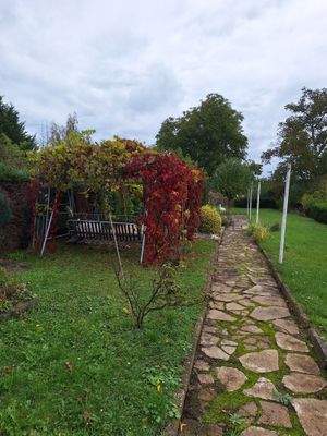 Blick in Richtung Garten