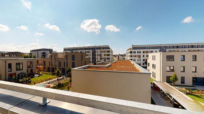 Ausblick von der Dachterrasse