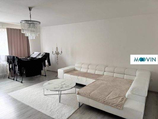 Ansicht II: Wohn- und Esszimmer