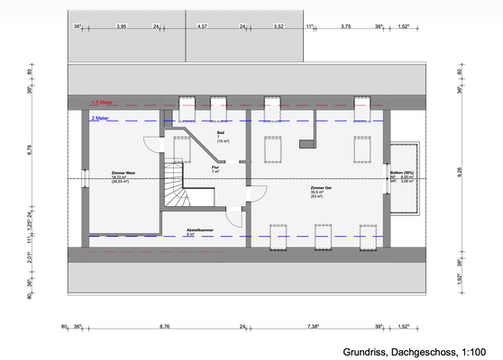 Grundriss Dachgeschoss