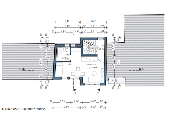Grundriss 1. Obergeschoss