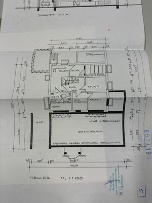 Grundriss Keller