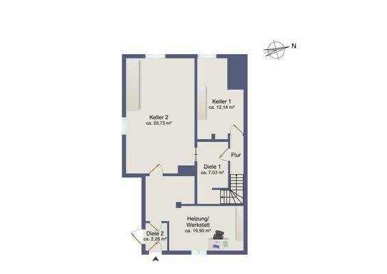 Grundriss Kellergeschoss