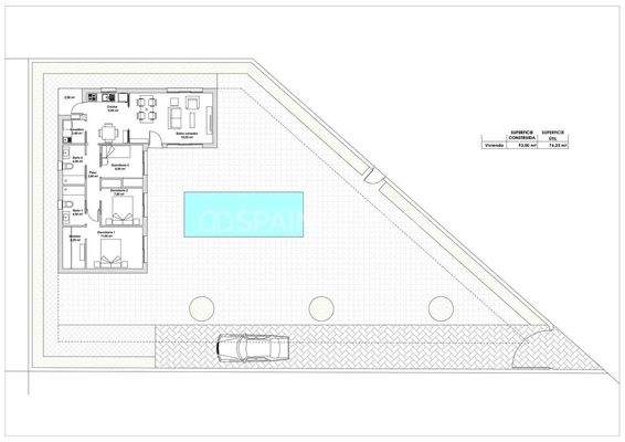 Contemporary House with Private Pool in Mazarrón, Murcia