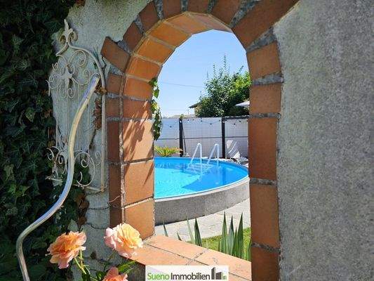 Style-Elemente im Garten